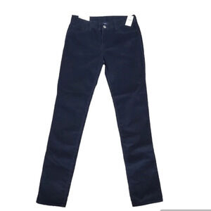 NWT GAP Kids 1969 Girls Blue Corduroy Super Skinny Jeans Pants 14 Reg
